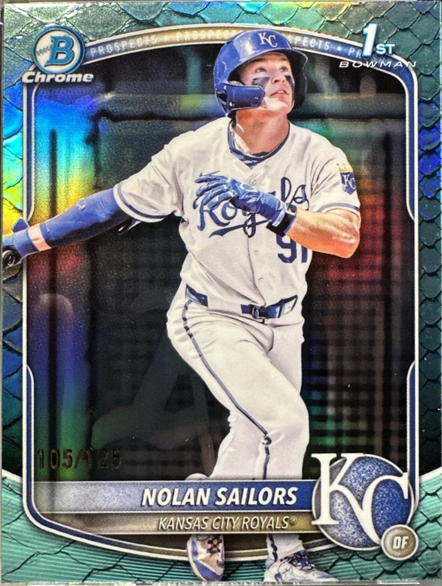 Nolan Sailors [Aqua Reptilian Refractor] #BDC-86