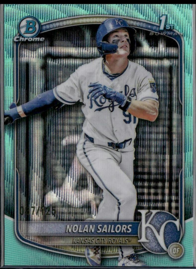 Nolan Sailors [Aqua Wave Refractor] #BDC-86