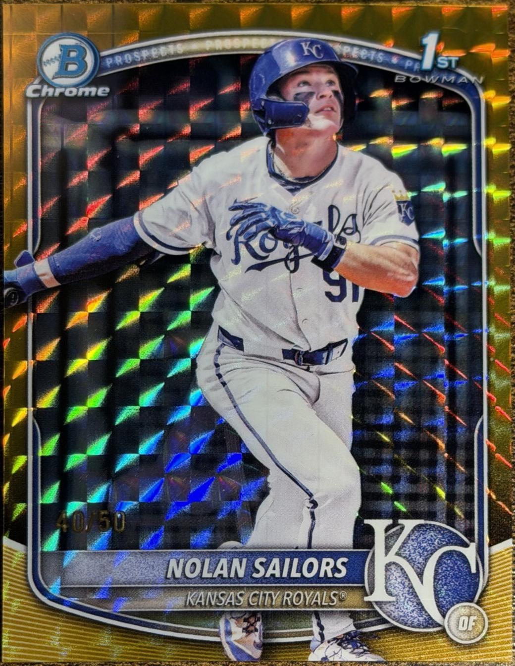 Nolan Sailors [Gold Refractor] #BDC-86