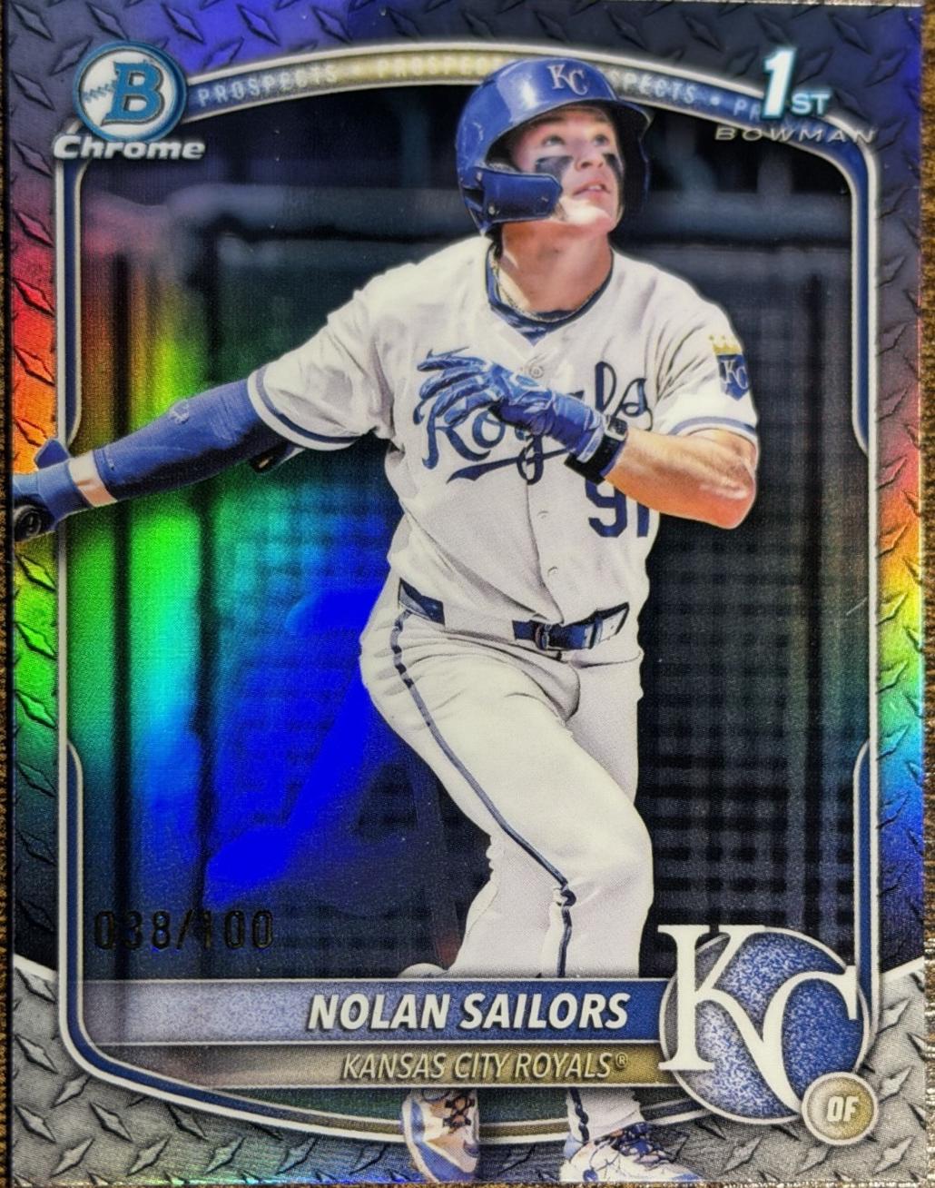Nolan Sailors [Steel Metal Refractor] #BDC-86