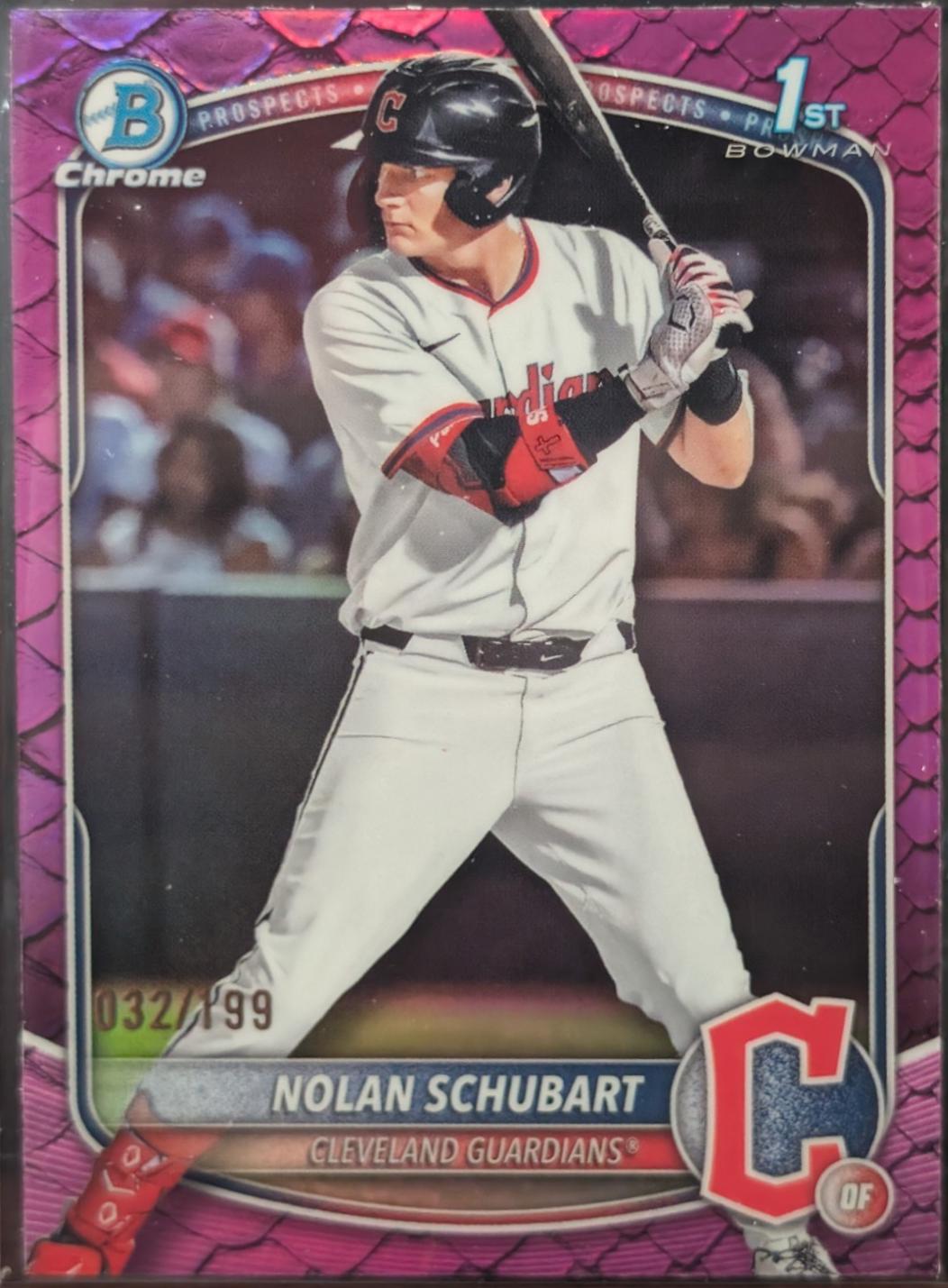Nolan Schubart [Fuchsia Reptilian Refractor] #BDC-192