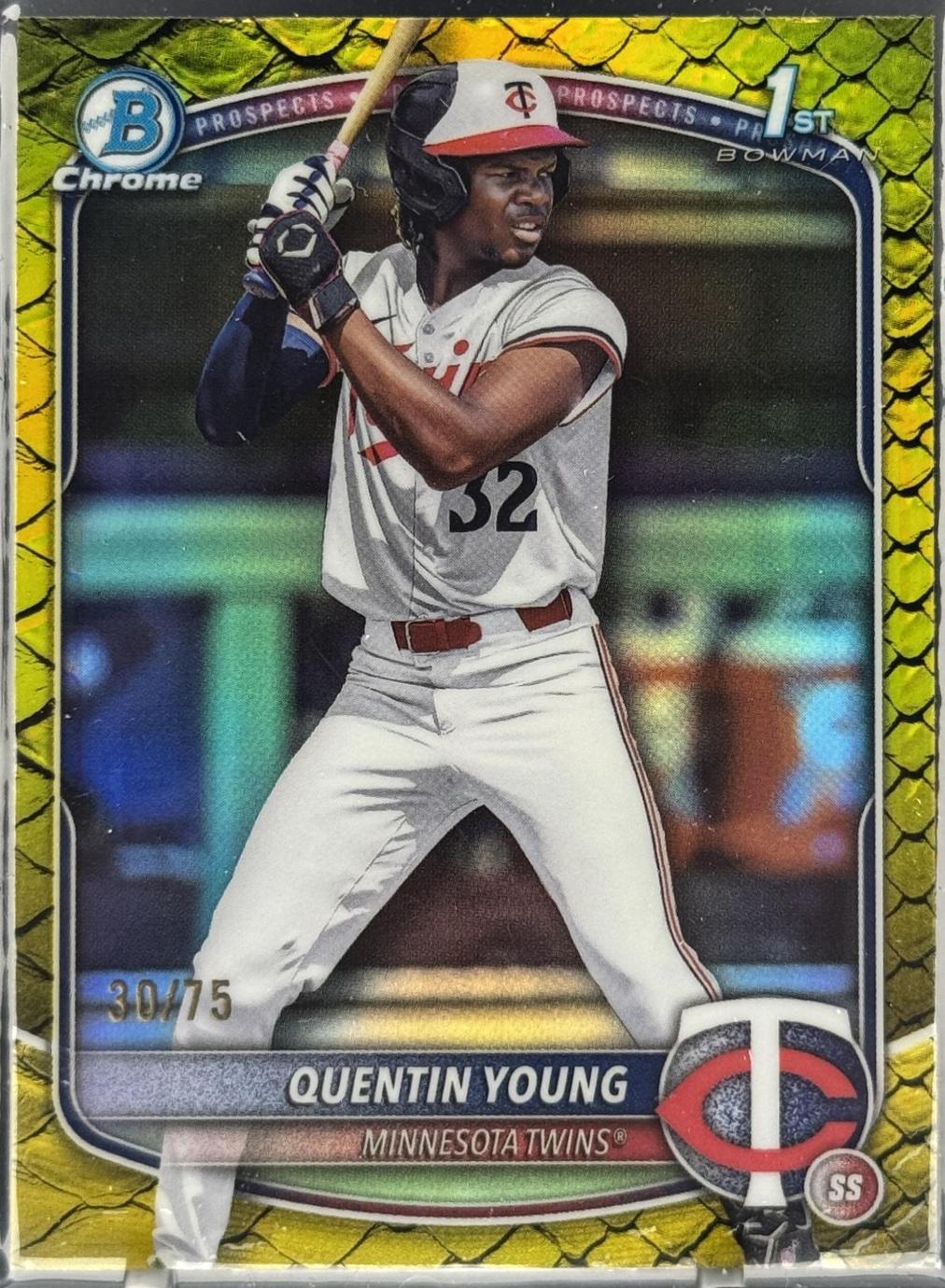 Quentin Young [Yellow Reptilian Refractor] #BDC-92