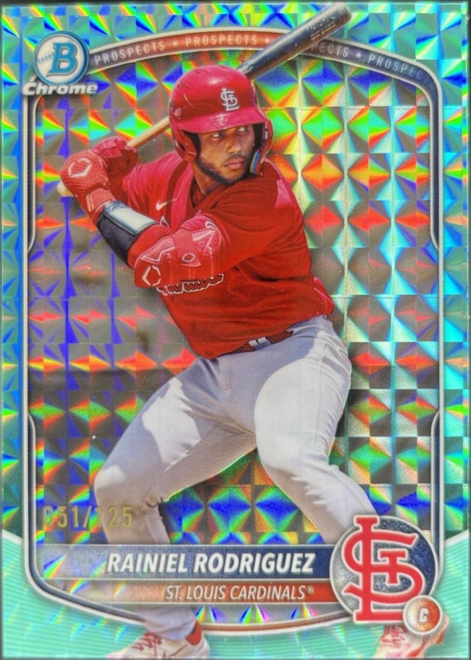 Rainiel Rodriguez [Aqua Reptilian Refractor] #BDC-72