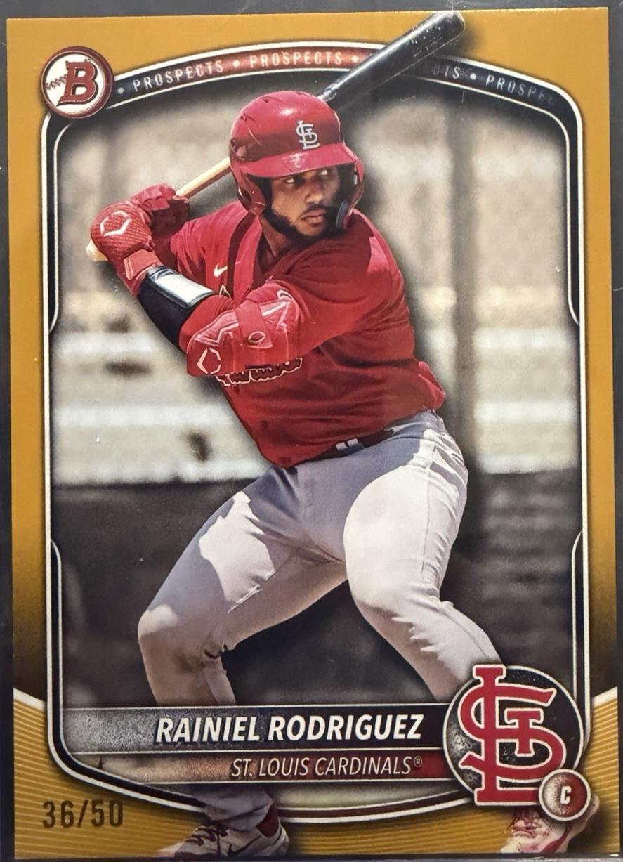 Rainiel Rodriguez [Gold Refractor] #BDC-72
