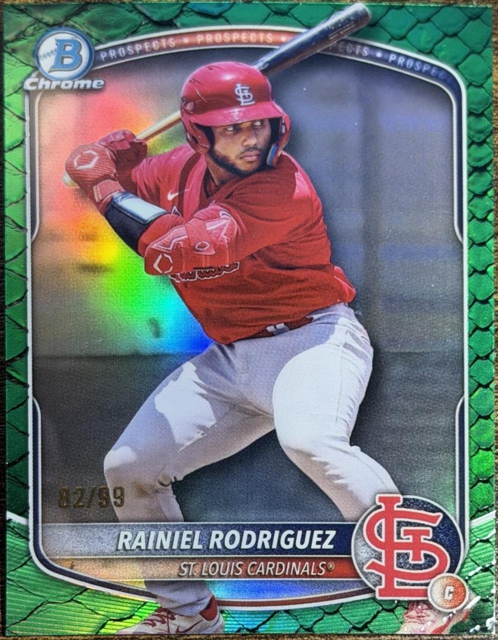 Rainiel Rodriguez [Green Reptilian Refractor] #BDC-72
