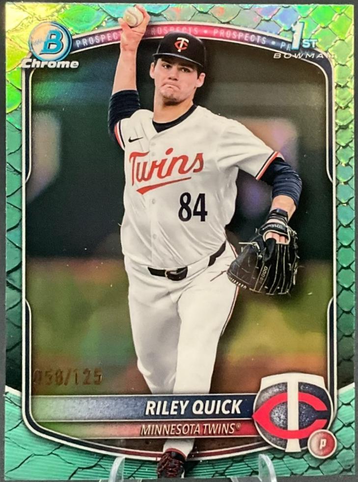 Riley Quick [Aqua Reptilian Refractor] #BDC-23