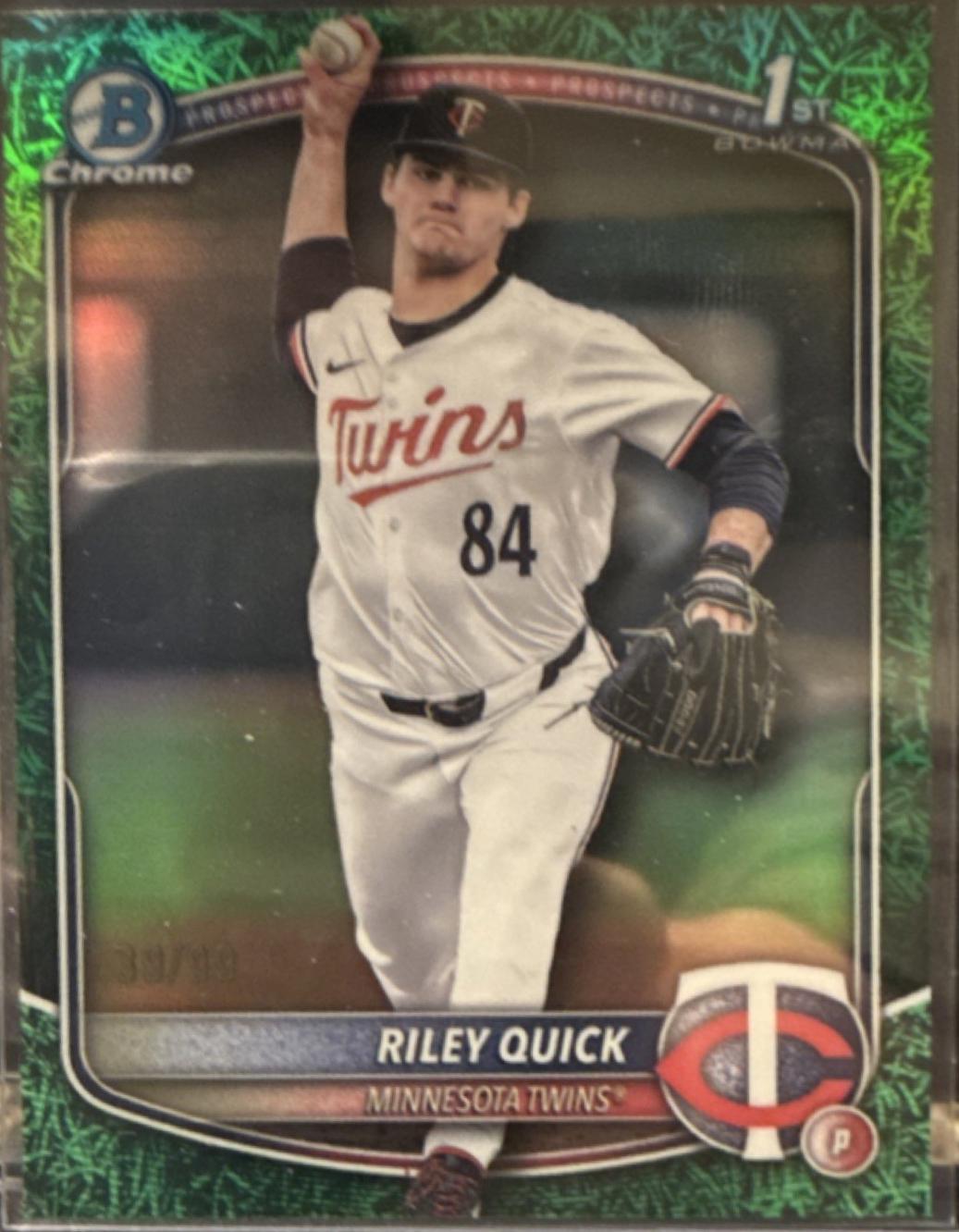 Riley Quick [Green Grass Refractor] #BDC-23