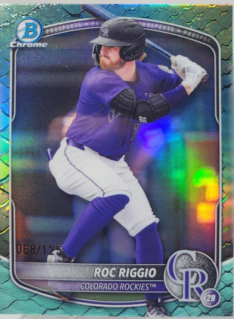 Roc Riggio [Aqua Reptilian Refractor] #BDC-19