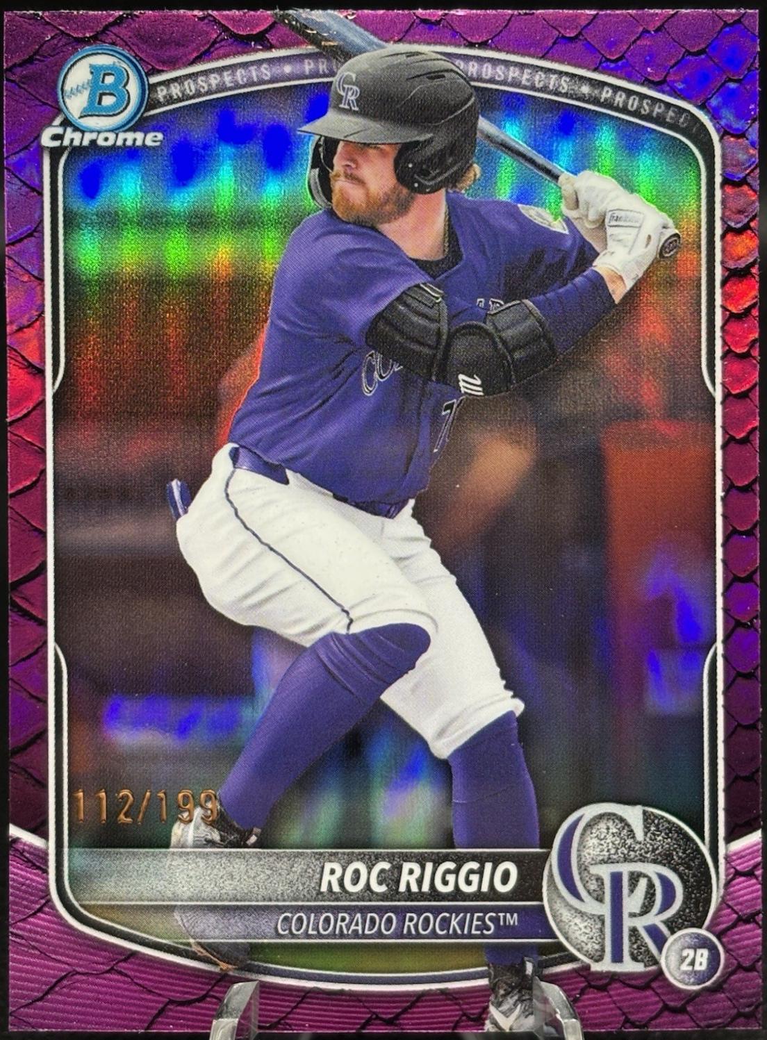 Roc Riggio [Fuchsia Reptilian Refractor] #BDC-19