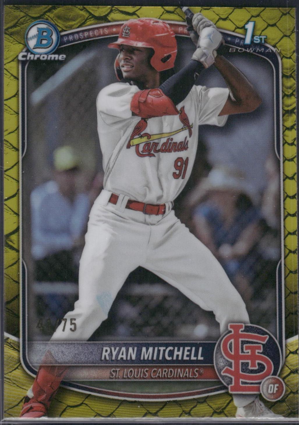 Ryan Mitchell [Yellow Reptilian Refractor] #BDC-77