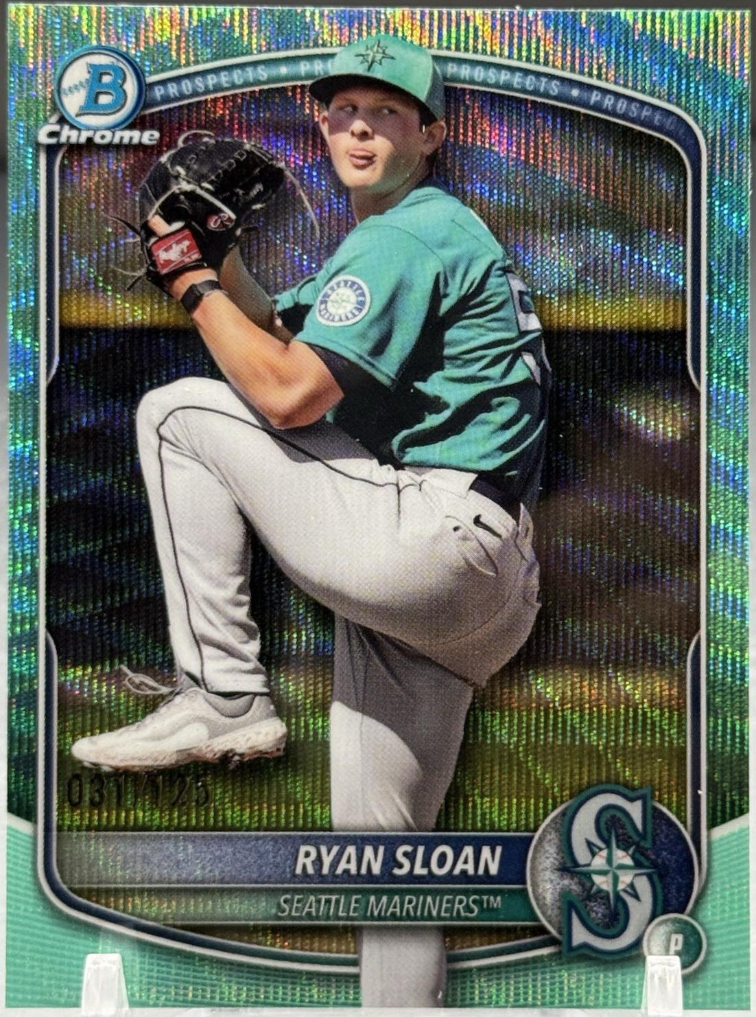 Ryan Sloan [Aqua Wave Refractor] #BDC-94