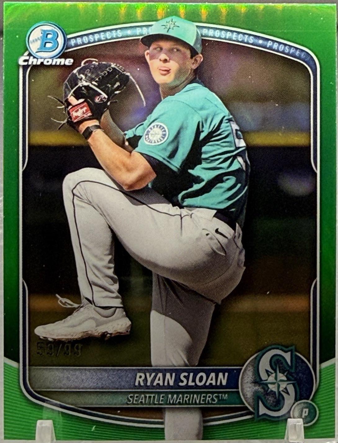 Ryan Sloan [Green Refractor] #BDC-94