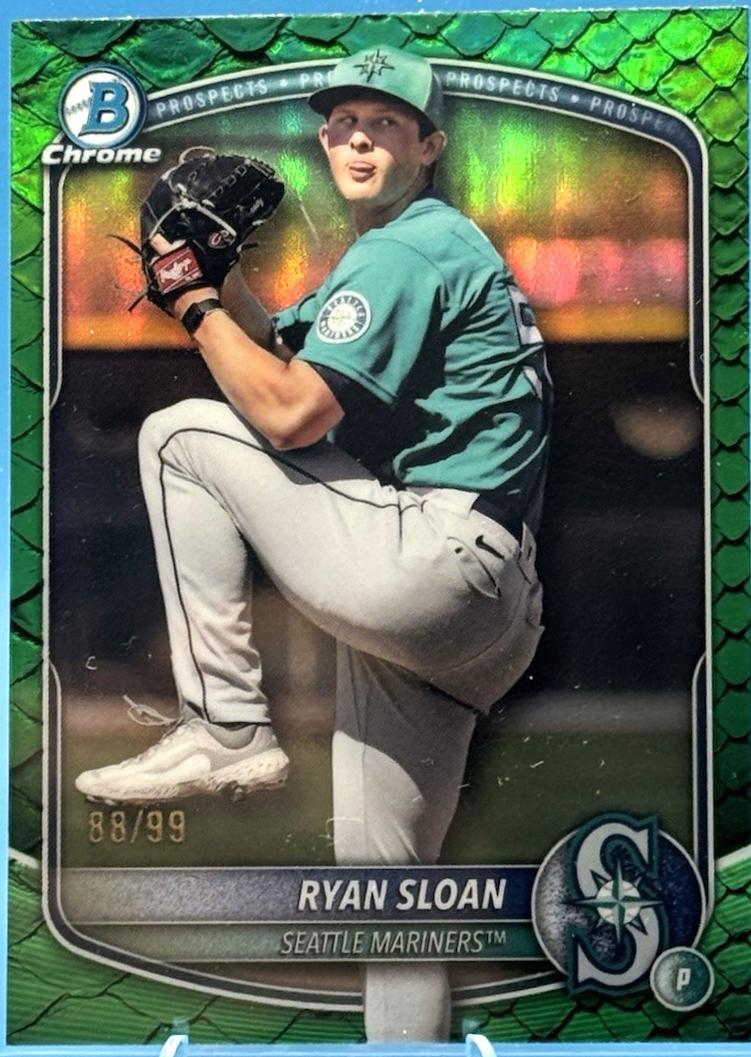 Ryan Sloan [Green Reptilian Refractor] #BDC-94