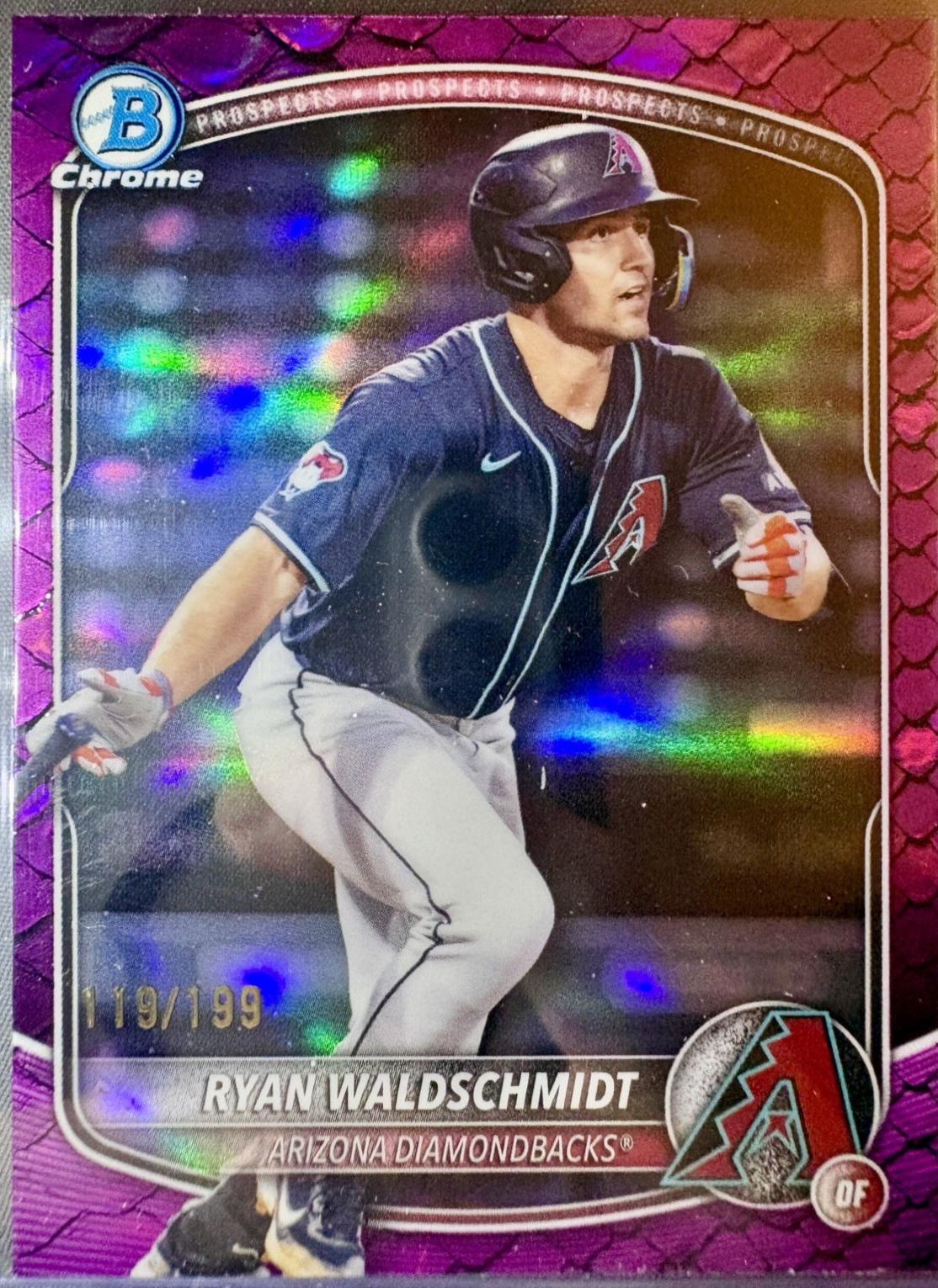 Ryan Waldschmidt [Fuchsia Reptilian Refractor] #BDC-41