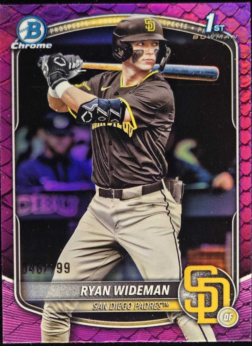 Ryan Wideman [Fuchsia Reptilian Refractor] #BDC-190