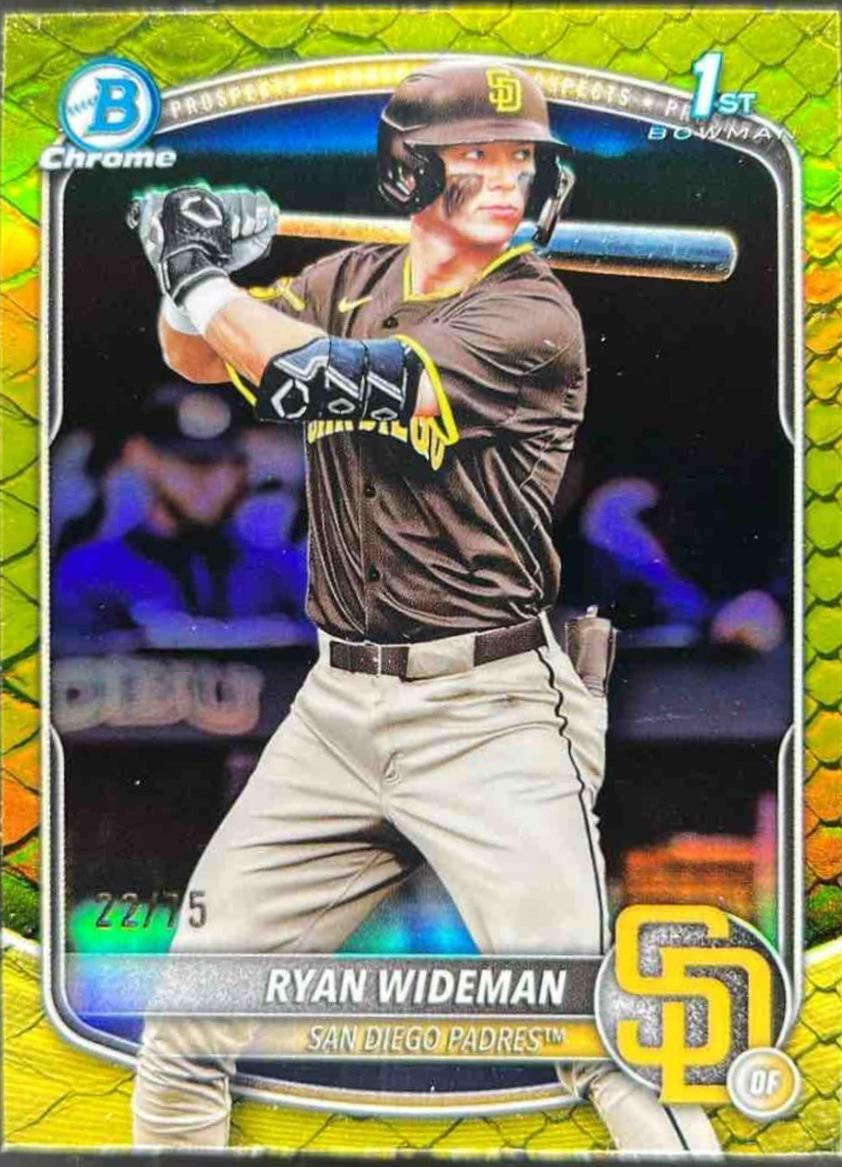 Ryan Wideman [Yellow Reptilian Refractor] #BDC-190
