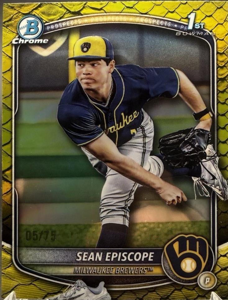 Sean Episcope [Yellow Reptilian Refractor] #BDC-149