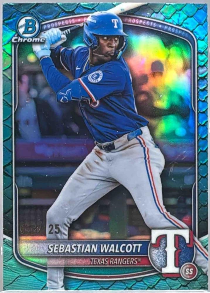 Sebastian Walcott [Aqua Reptilian Refractor] #BDC-169
