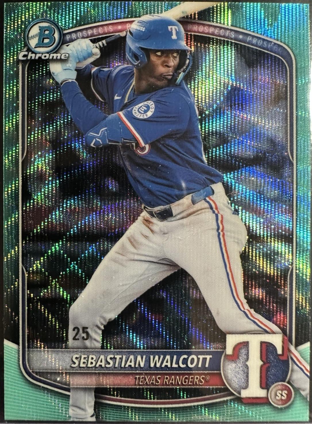 Sebastian Walcott [Aqua Wave Refractor] #BDC-169