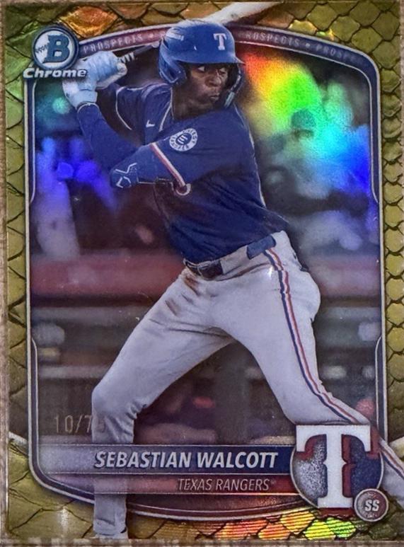 Sebastian Walcott [Yellow Reptilian Refractor] #BDC-169