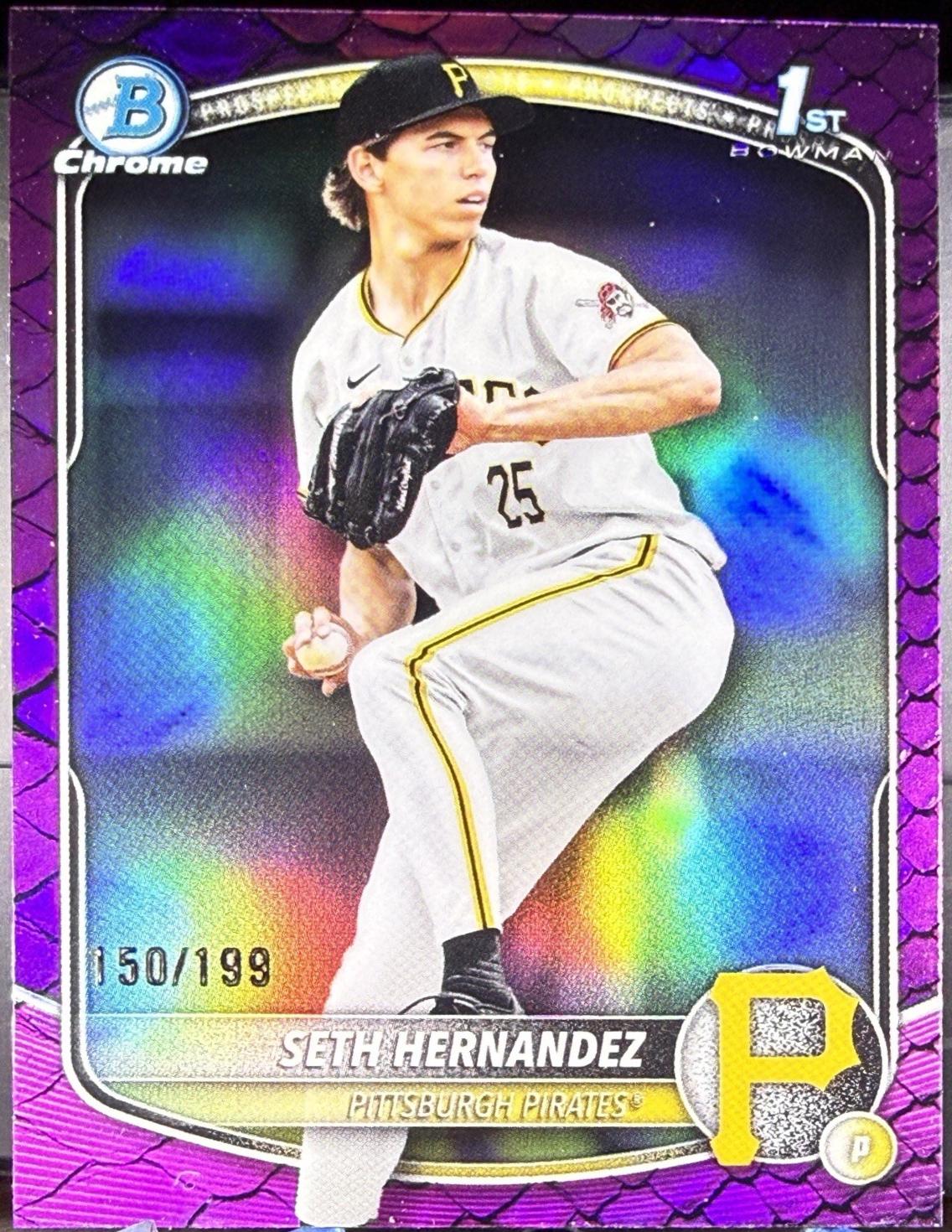 Seth Hernandez [Fuchsia Reptilian Refractor] #BDC-25