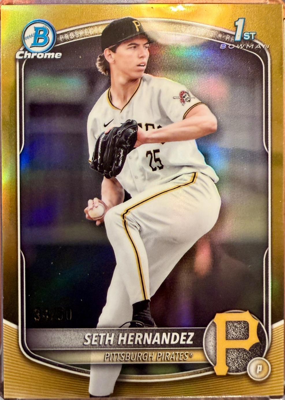 Seth Hernandez [Gold Refractor] #BDC-25