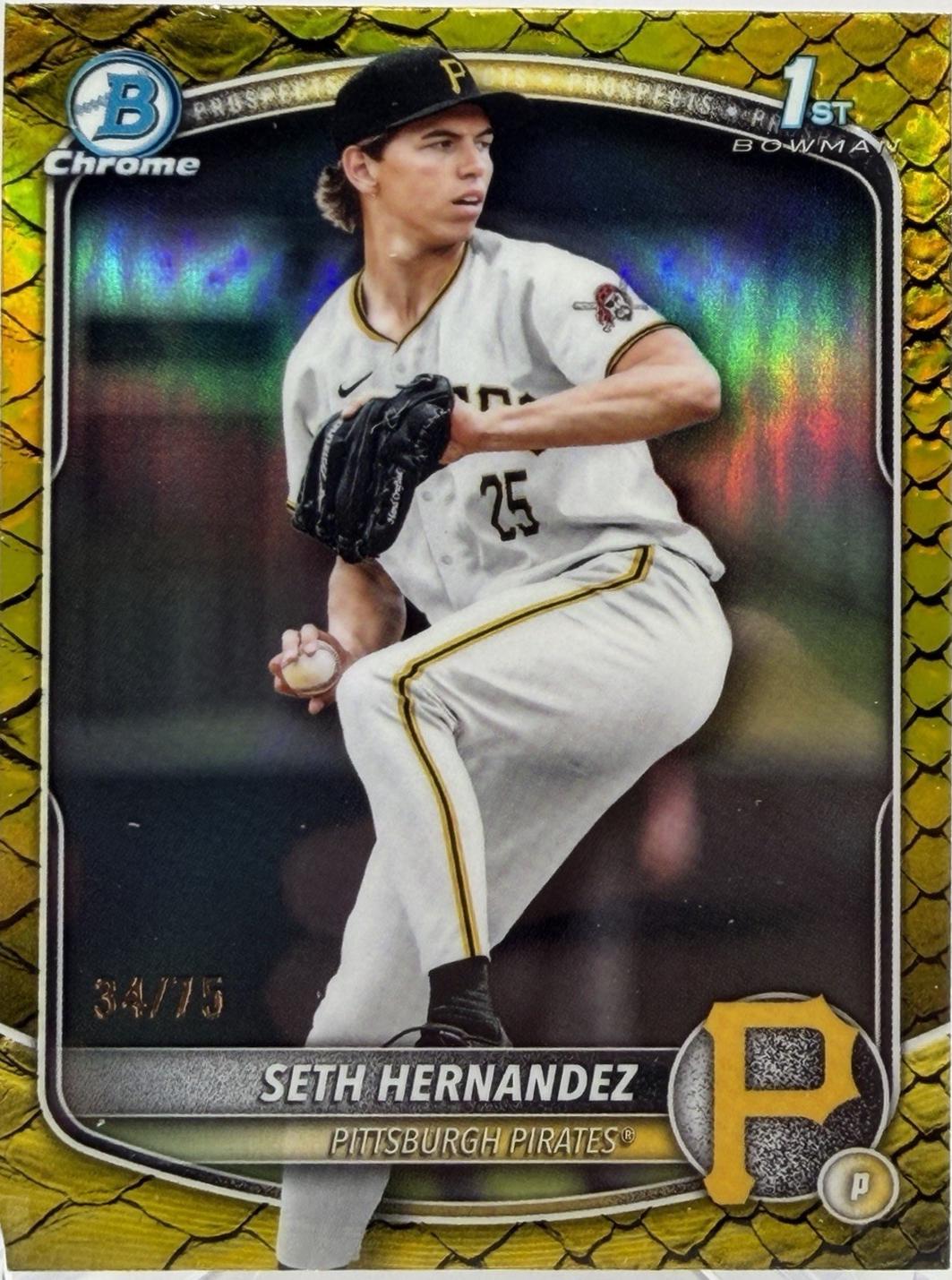 Seth Hernandez [Yellow Reptilian Refractor] #BDC-25