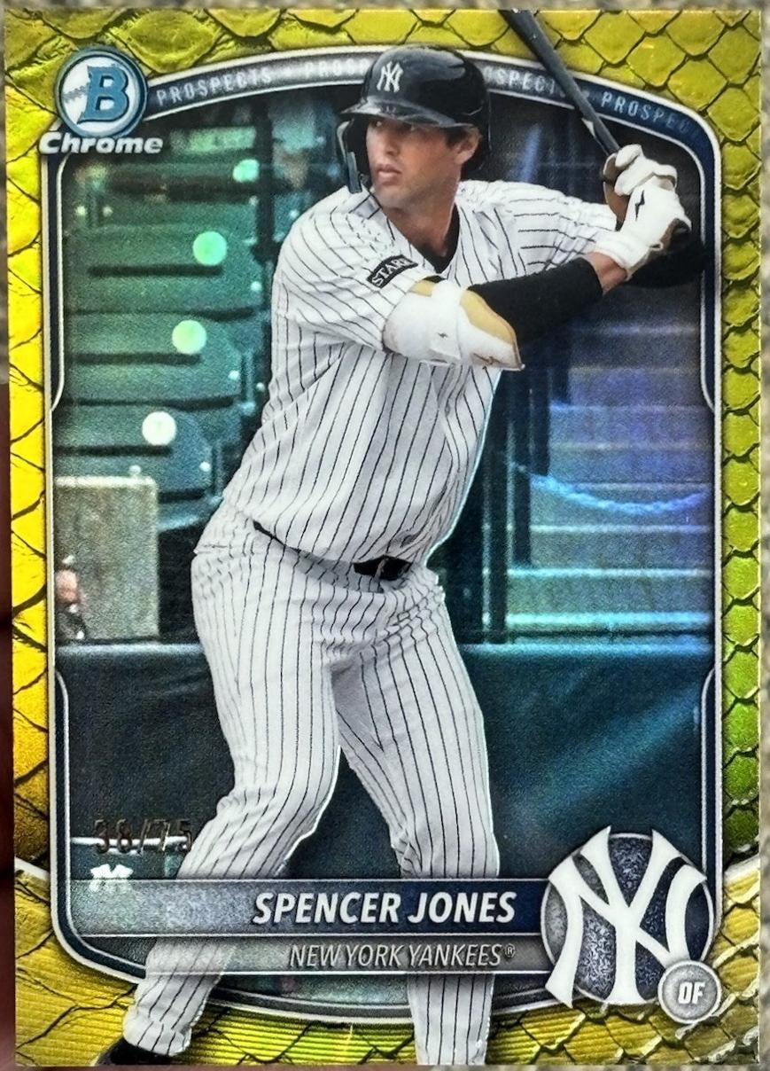 Spencer Jones [Yellow Reptilian Refractor] #BDC-9