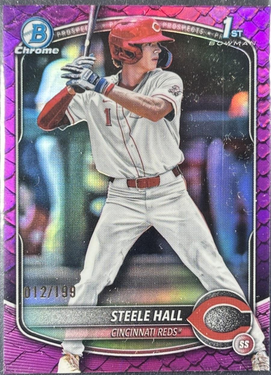 Steele Hall [Fuchsia Reptilian Refractor] #BDC-20
