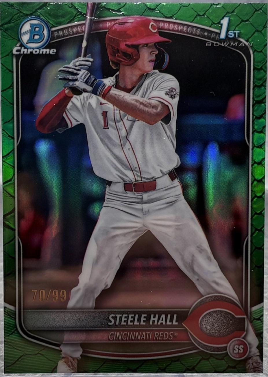 Steele Hall [Green Reptilian Refractor] #BDC-20