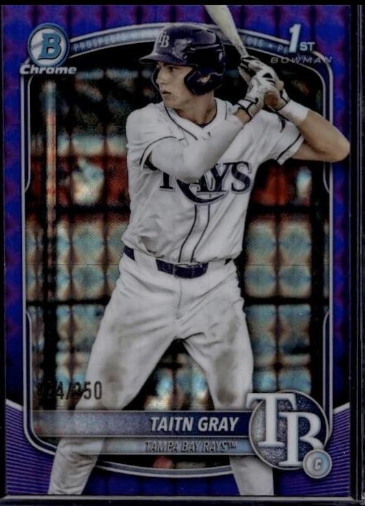 Taitn Gray [Purple Refractor] #BDC-7