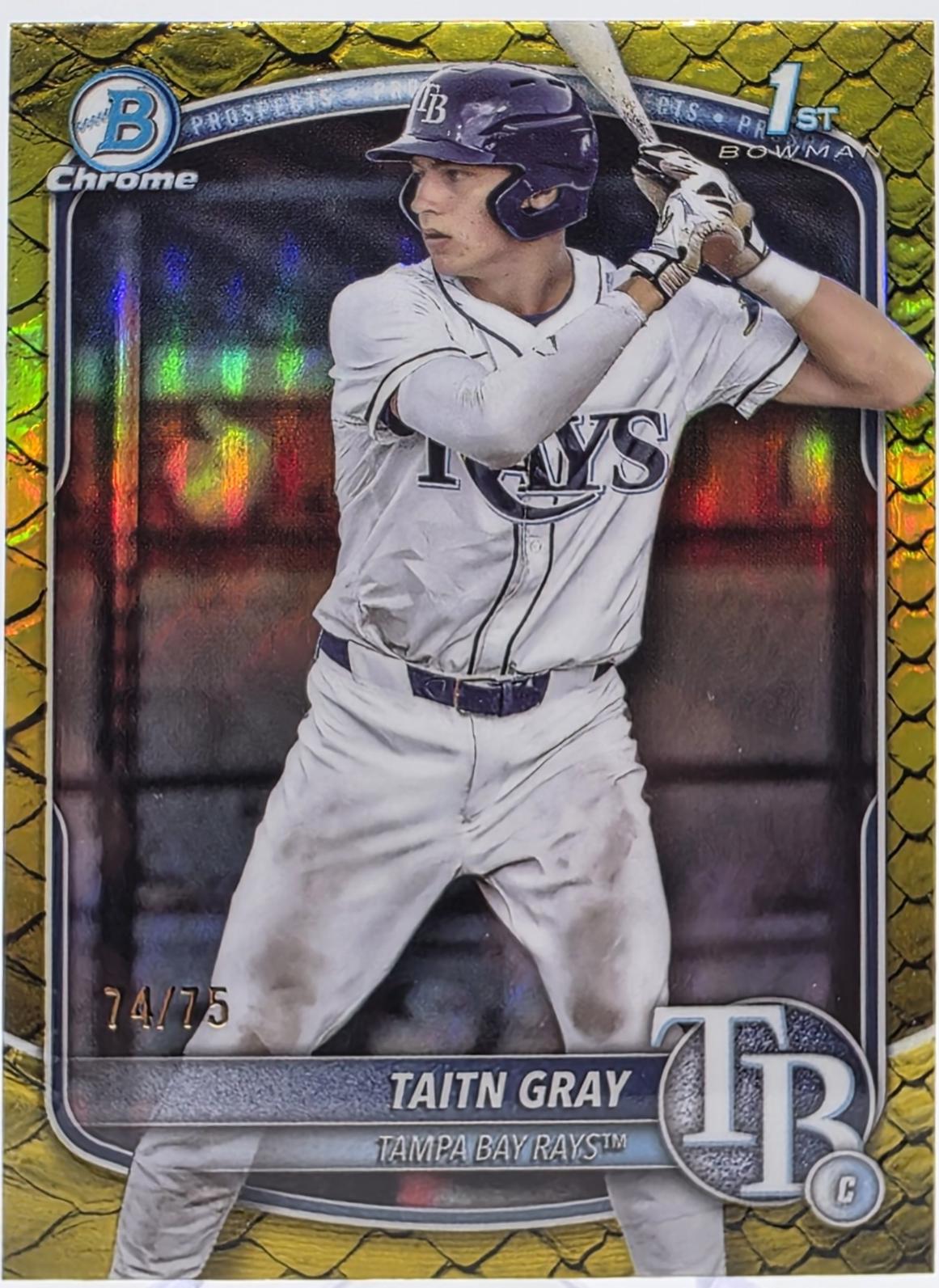 Taitn Gray [Yellow Reptilian Refractor] #BDC-7