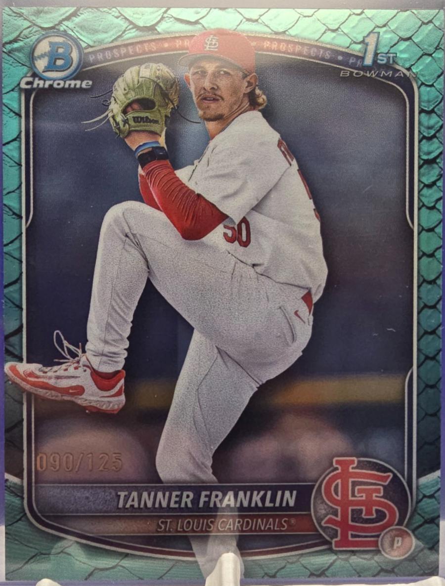 Tanner Franklin [Aqua Reptilian Refractor] #BDC-90