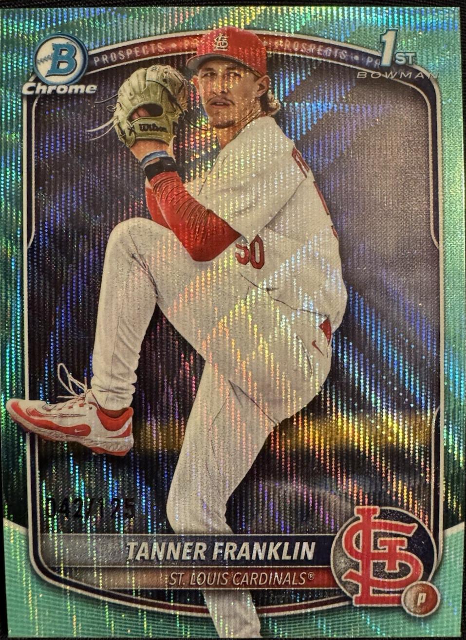 Tanner Franklin [Aqua Wave Refractor] #BDC-90