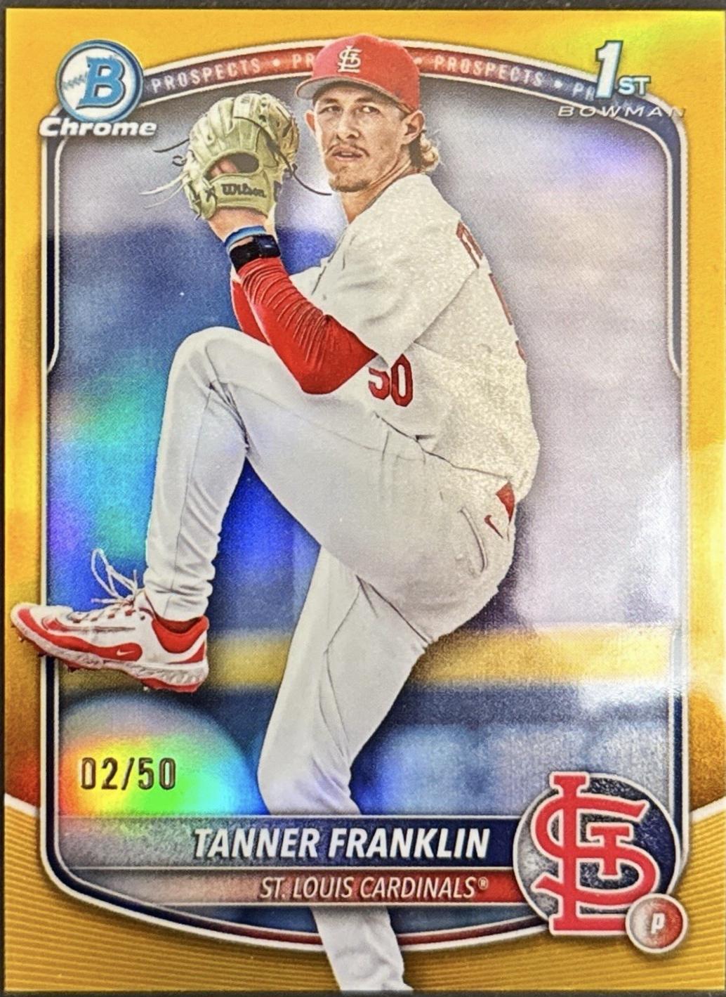 Tanner Franklin [Gold Refractor] #BDC-90