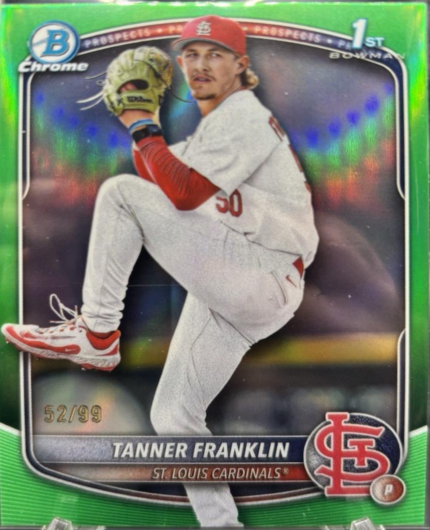 Tanner Franklin [Green Refractor] #BDC-90