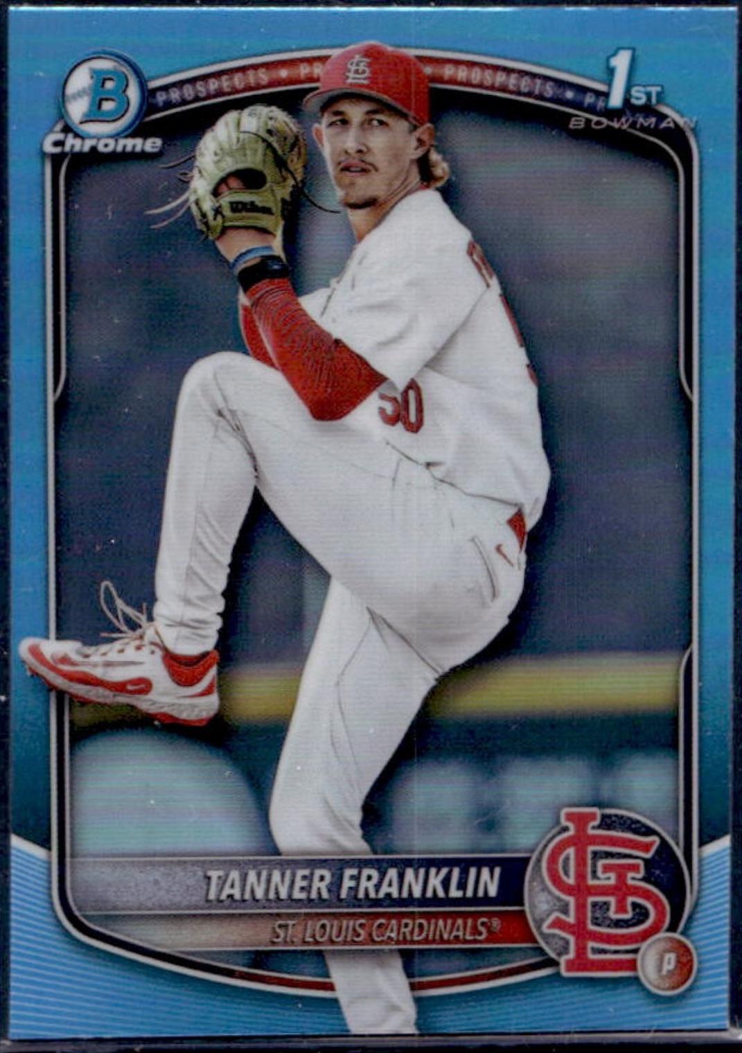 Tanner Franklin [Sky Blue Refractor] #BDC-90
