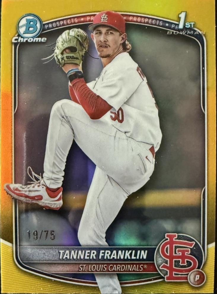 Tanner Franklin [Yellow Refractor] #BDC-90