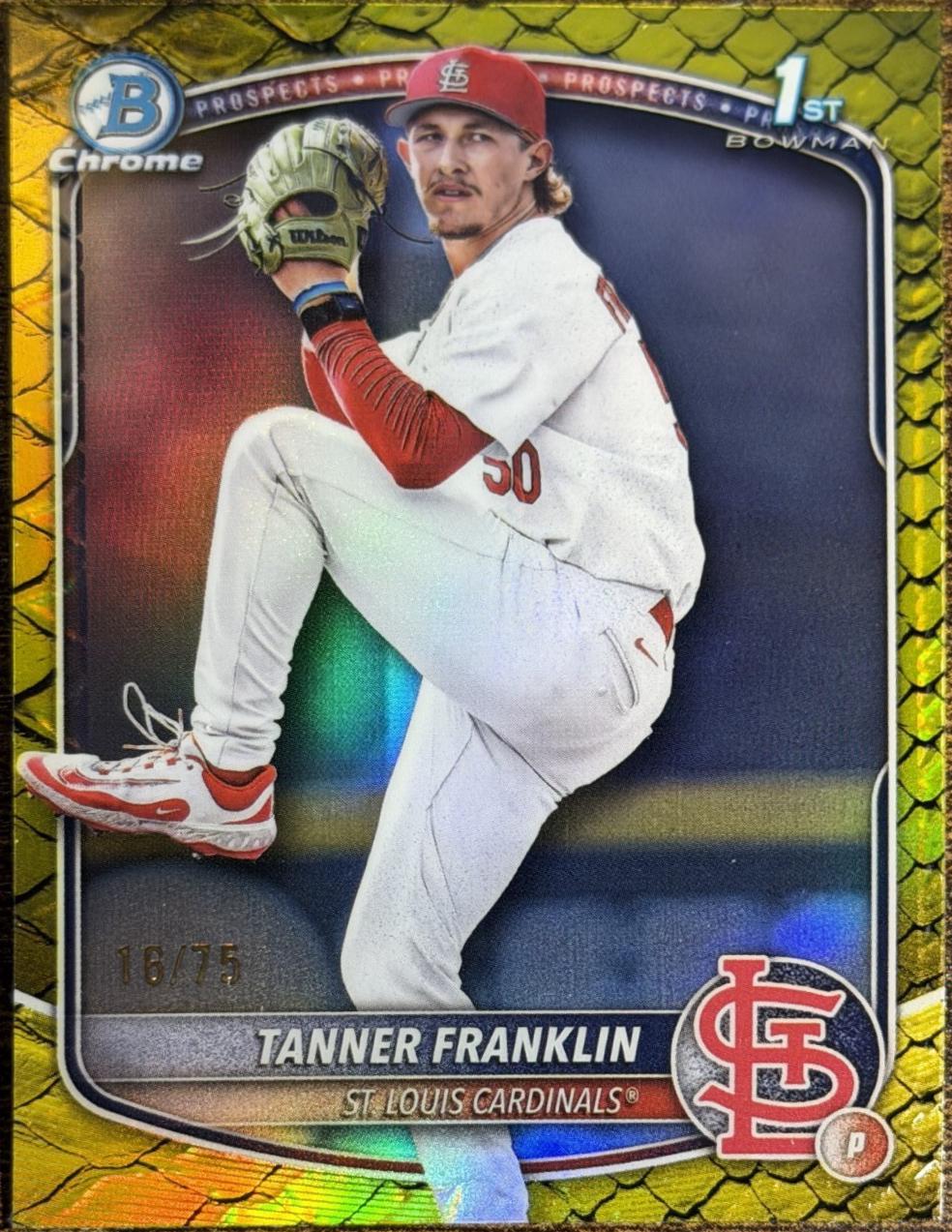 Tanner Franklin [Yellow Reptilian Refractor] #BDC-90