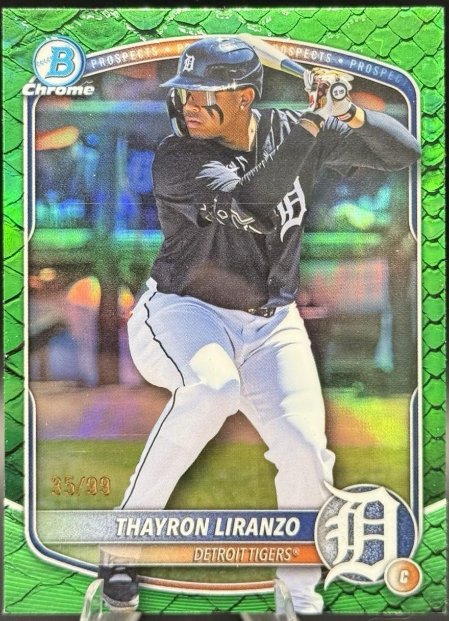 Thayron Liranzo [Green Reptilian Refractor] #BDC-168