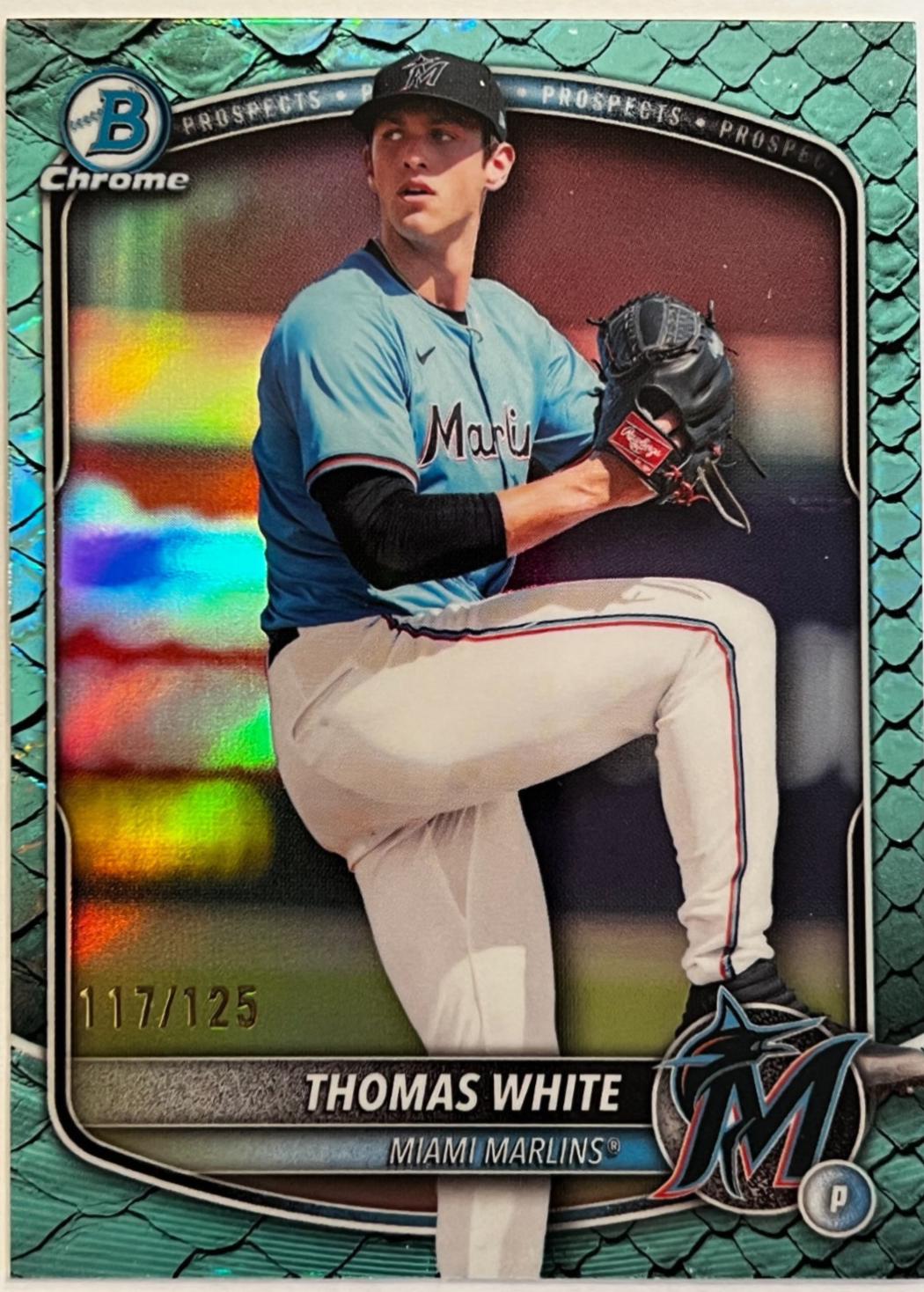 Thomas White [Aqua Reptilian Refractor] #BDC-26