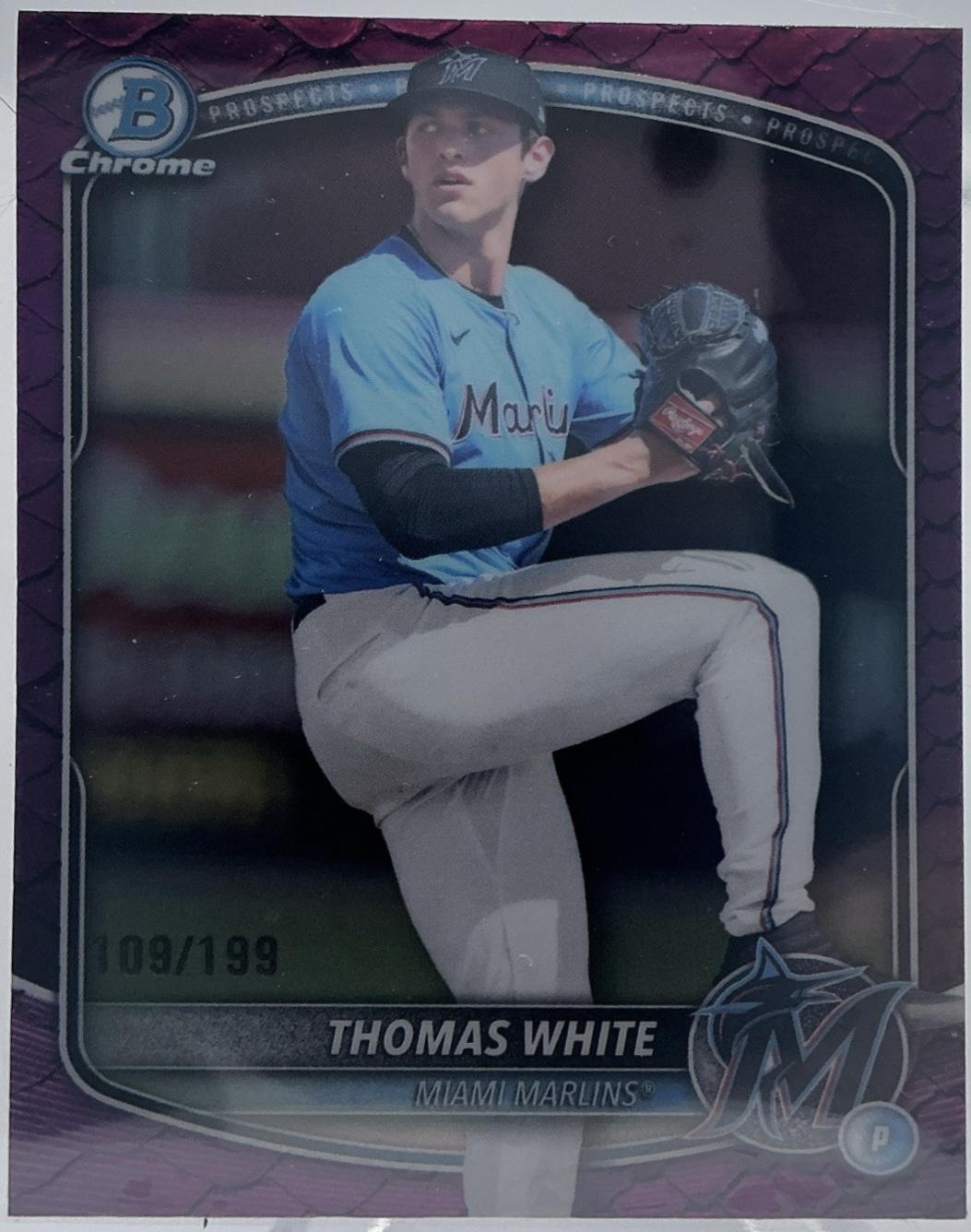 Thomas White [Fuchsia Reptilian Refractor] #BDC-26