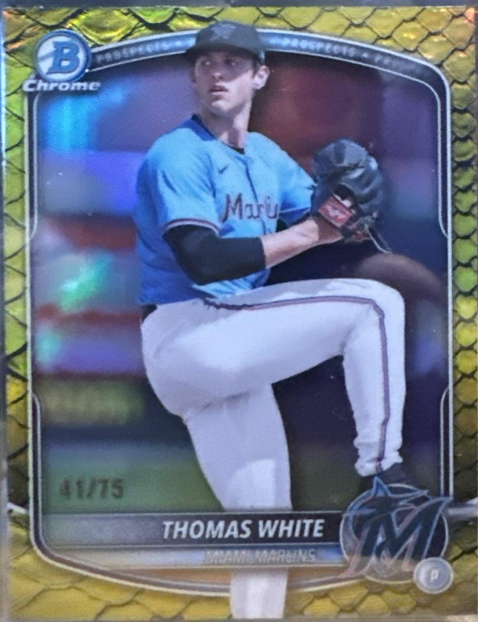 Thomas White [Yellow Reptilian Refractor] #BDC-26