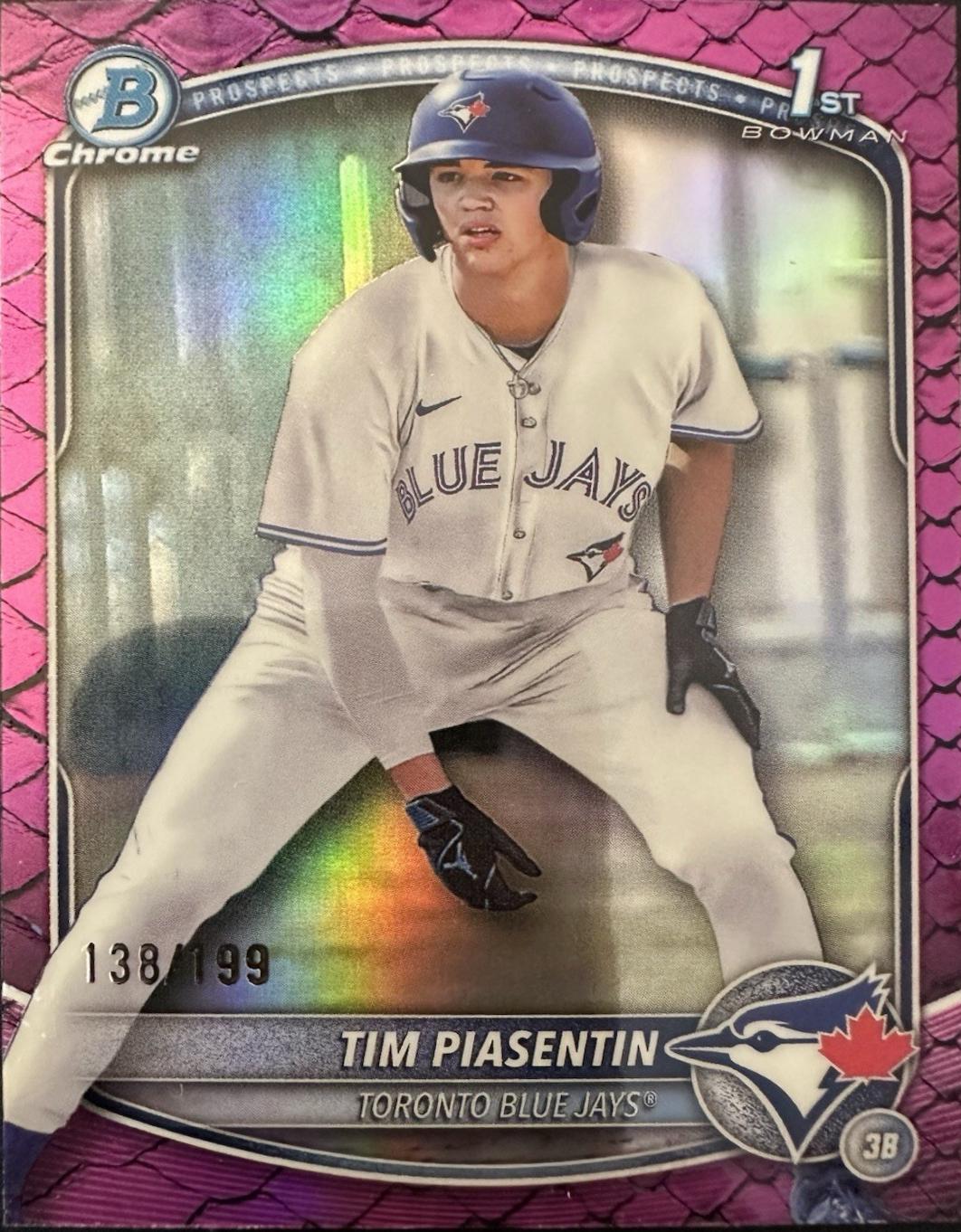 Tim Piasentin [Fuchsia Reptilian Refractor] #BDC-73