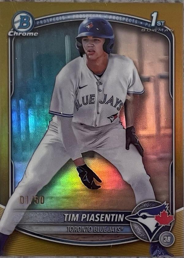 Tim Piasentin [Gold Refractor] #BDC-73