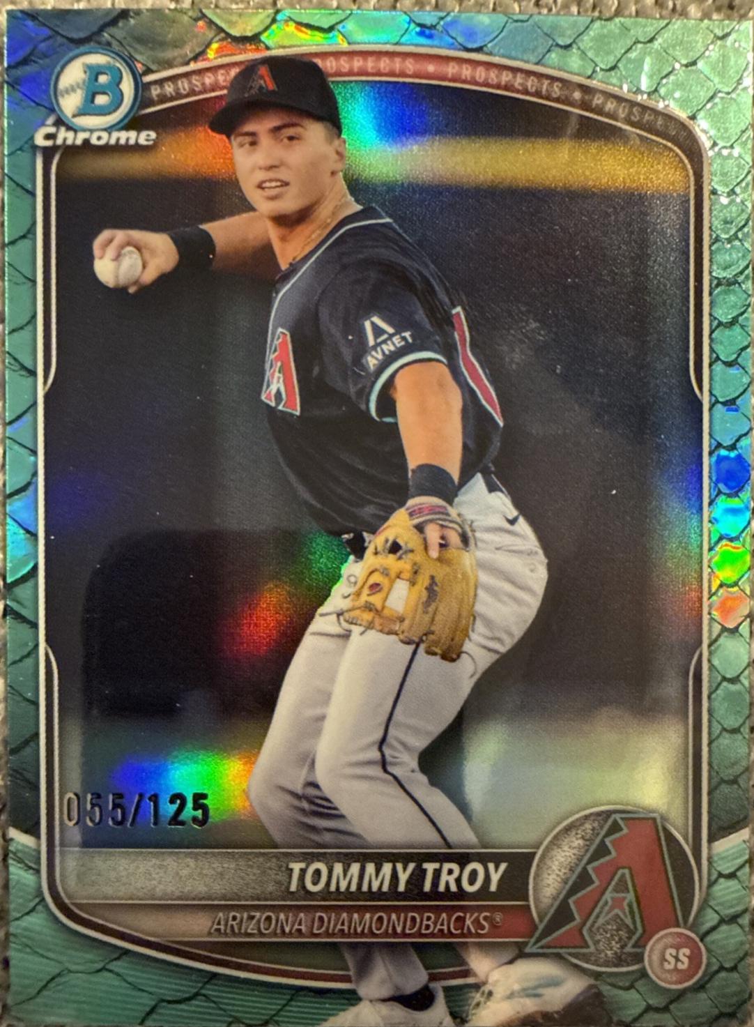 Tommy Troy [Aqua Reptilian Refractor] #BDC-36