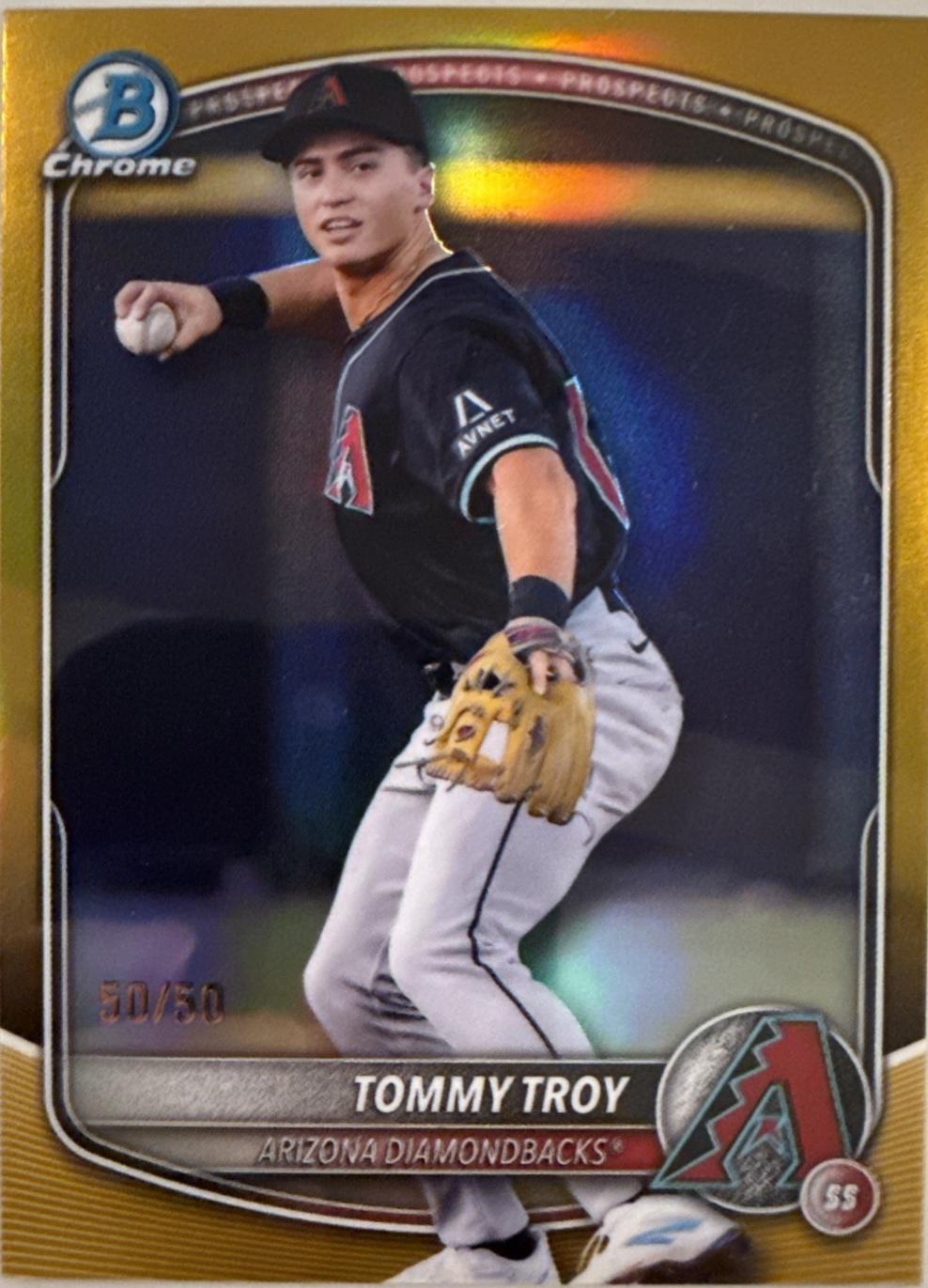 Tommy Troy [Gold Refractor] #BDC-36
