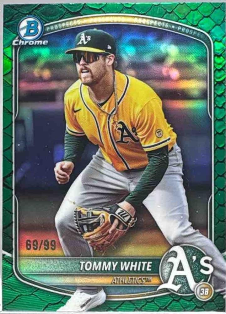 Tommy White [Green Reptilian Refractor] #BDC-88