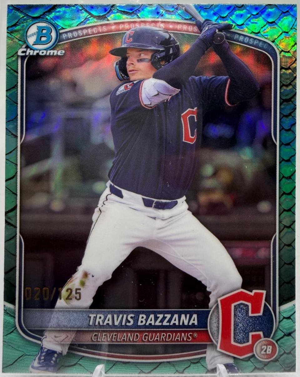 Travis Bazzana [Aqua Reptilian Refractor] #BDC-49