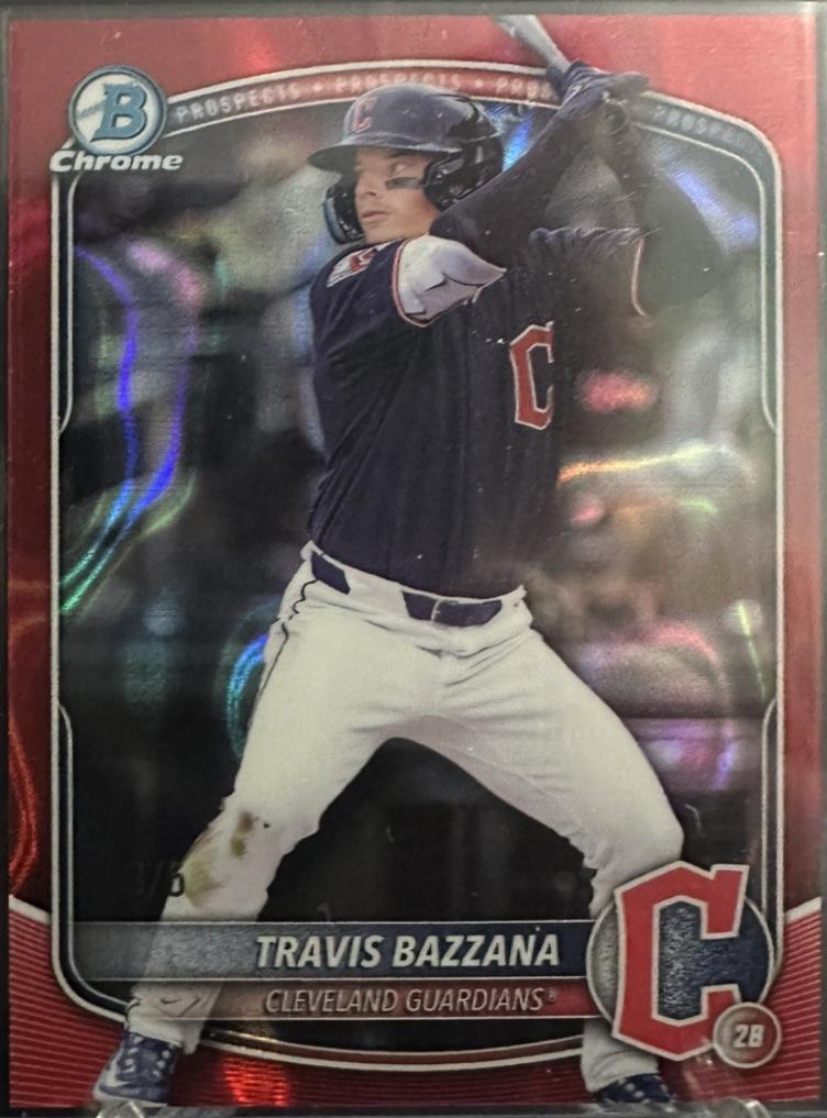 Travis Bazzana [Red Lava Refractor] #BDC-49